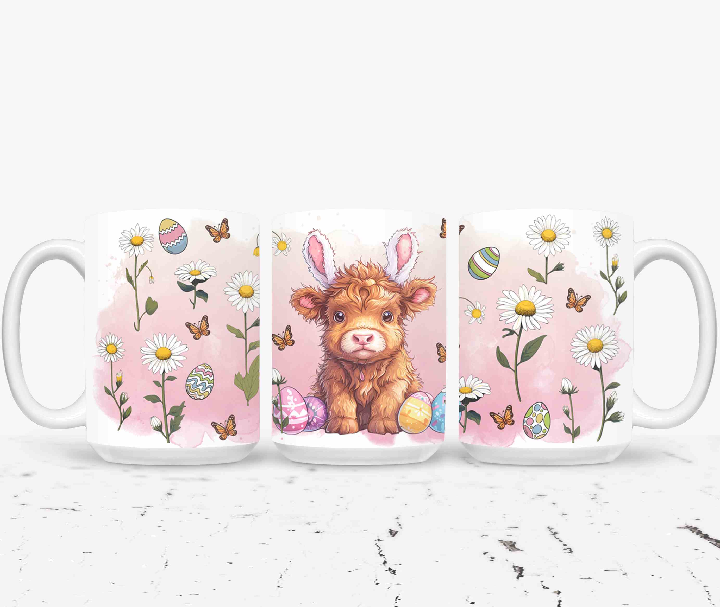 Highland Cow Easter-10402